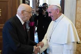 Papa e Napolitano